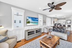 Smart TV, video games, DVD player, books