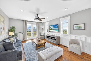 Smart TV, video games, DVD player, books