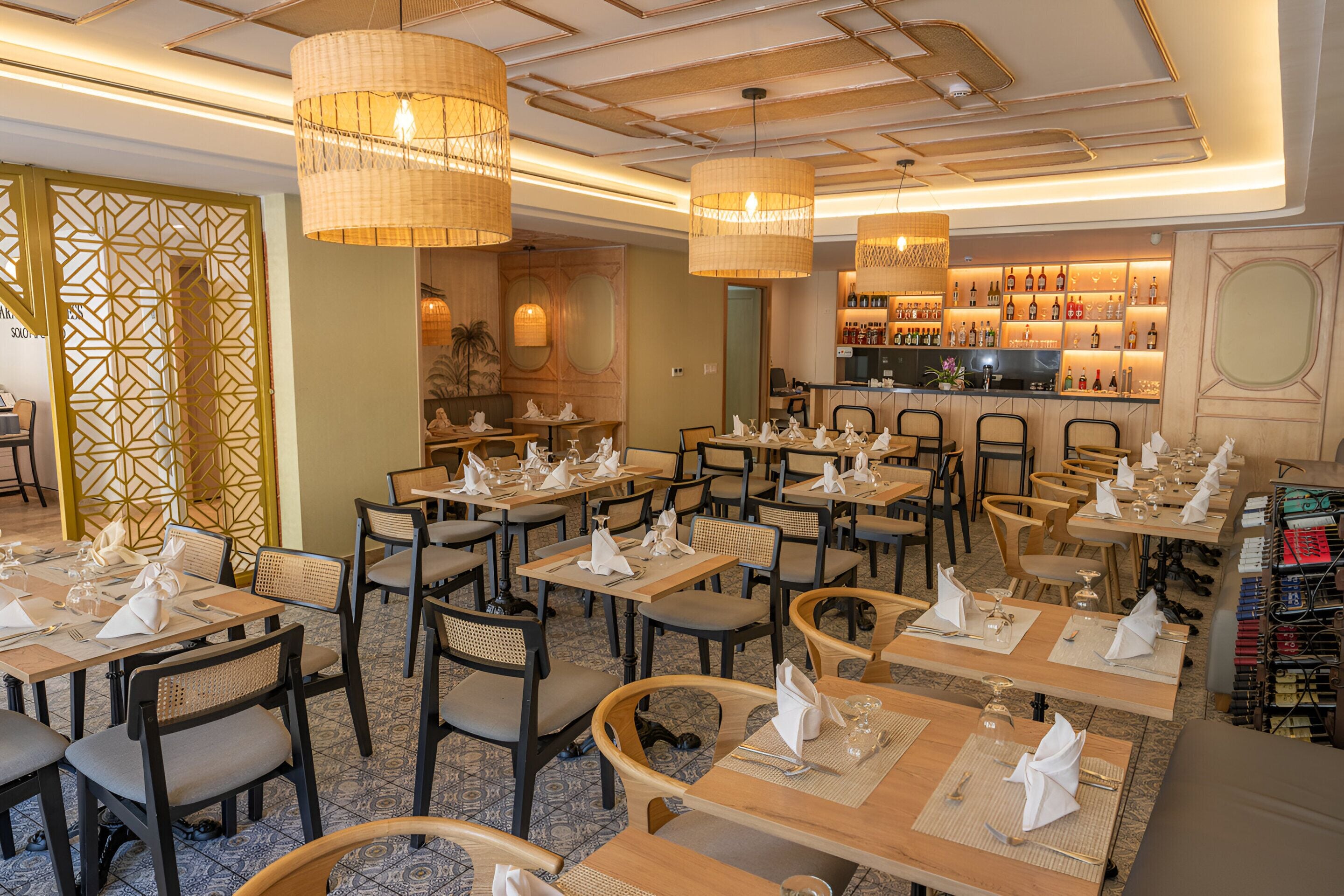 Café da manhã, almoço e jantar