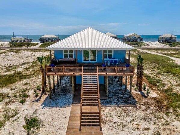 House, Multiple Beds (The Blue Crab - 2432 Bienville) | Exterior - The Blue Crab - 2432 Bienville (Dauphin Island)