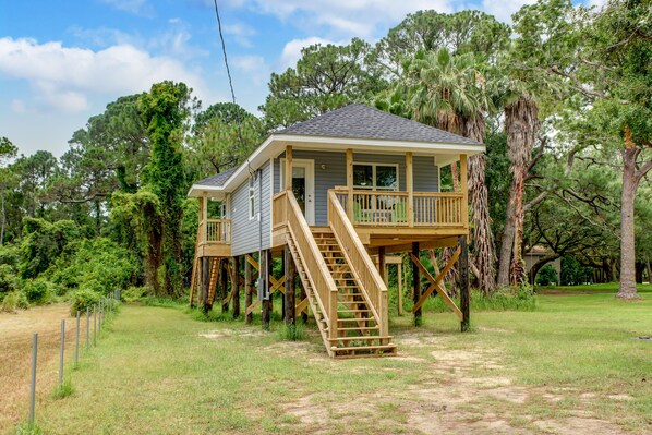 Σπίτι, 2 Διπλά Κρεβάτια (Coconut Cottage - 1109 Chaumont) | Εξωτερικοί χώροι
