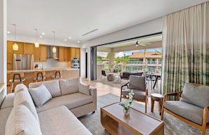 Smart TV, fireplace, stereo, offices - Maui Resort Rentals: 6 Total Bedrooms at Kaanapali’s Newest Luxury Residences, Steps from Beach & Resort Amenities! (Lahaina)
