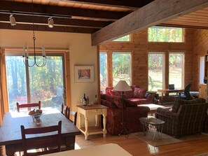 Télévision, cheminée