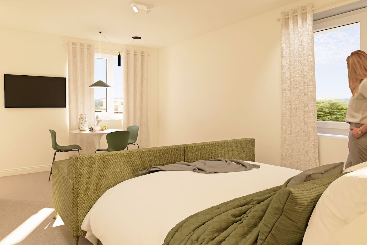 Studio, 1 King Bed with Sofa bed, Sea View