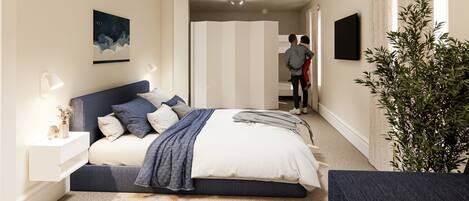 Iron/ironing board, free WiFi, bed sheets