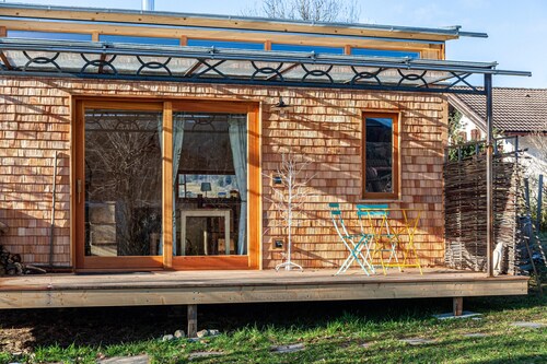 Charming Tiny House “Loft Süd” with Mountain View, Wi-Fi, Terrace and Garden