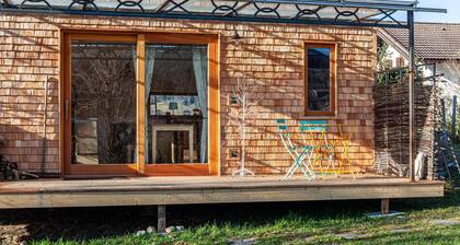 Charming Tiny House “Loft Süd” with Mountain View, Wi-Fi, Terrace and Garden