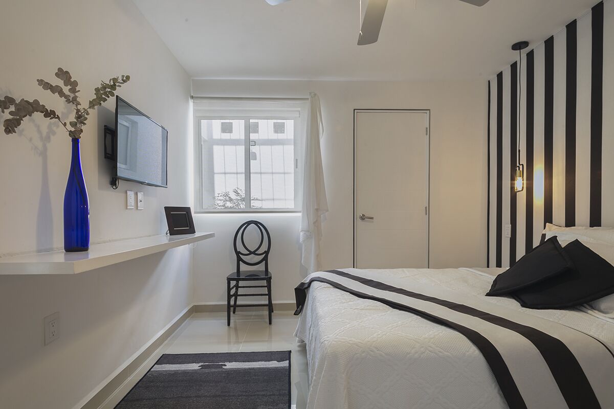 New modern house at the city financial district