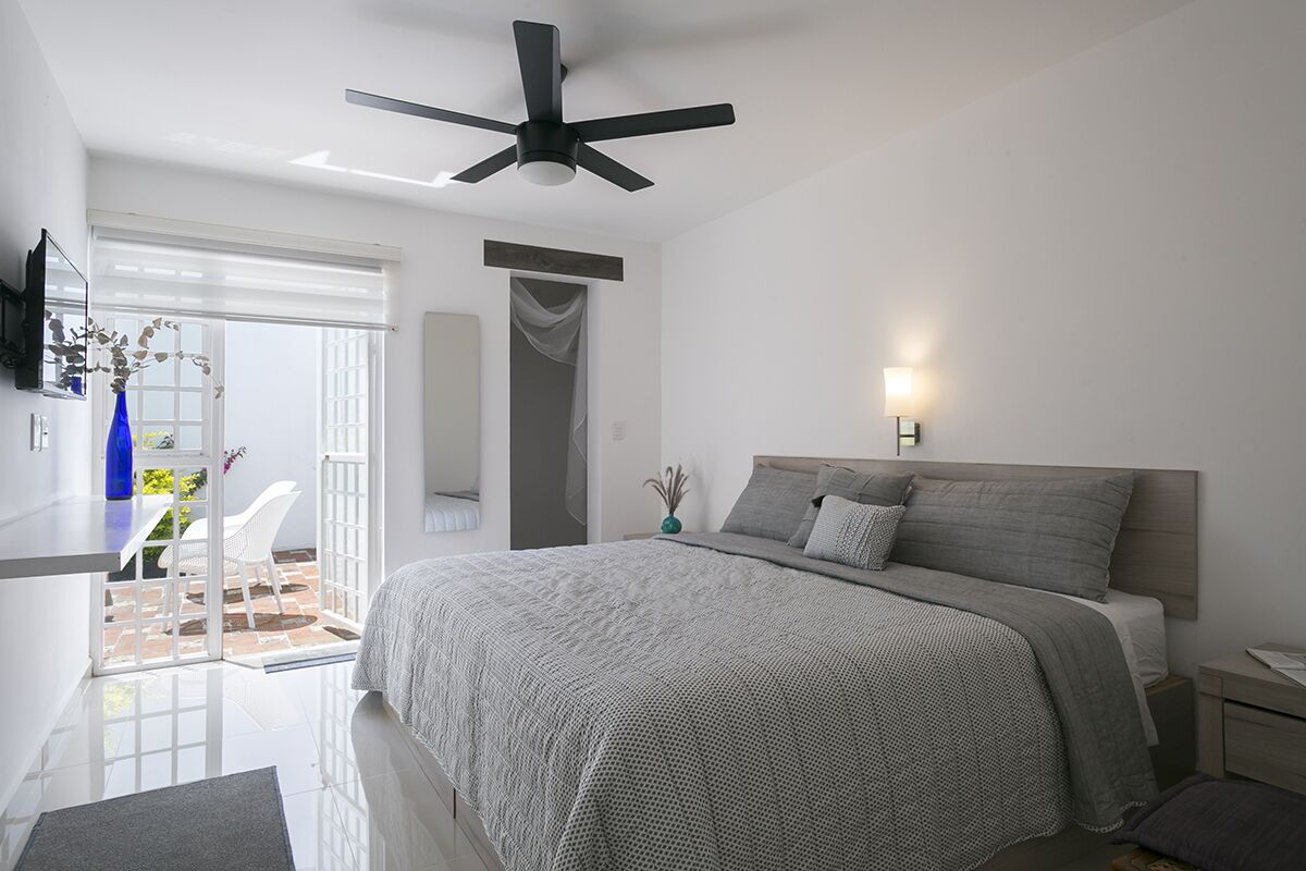 New modern house at the city financial district