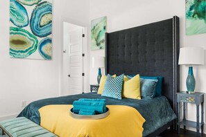 3 bedrooms, memory-foam beds, iron/ironing board, WiFi