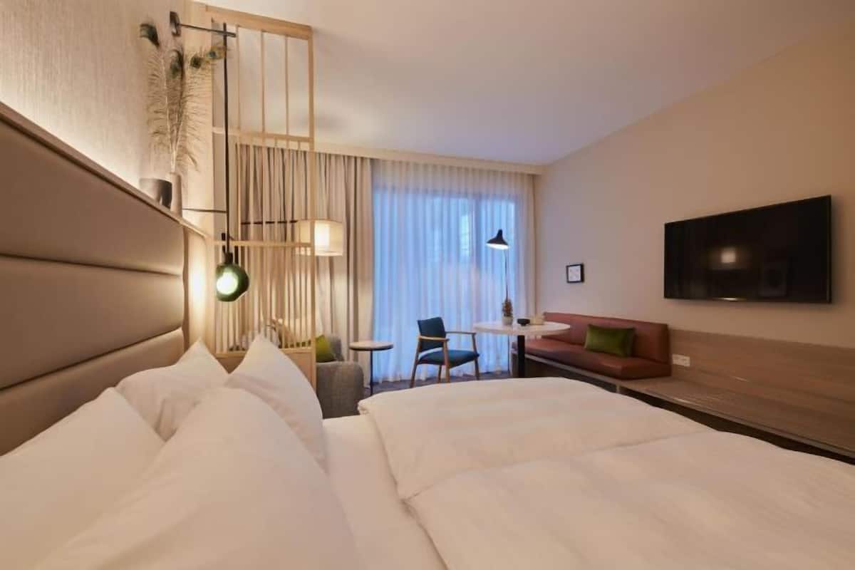 1 slaapkamer, hypoallergeen beddengoed, donzen dekbedden