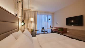 1 dormitorio, ropa de cama hipoalergénica, edredones de plumas