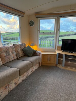 Fireplace - Captivating 2-bed Static Caravan in Holyhead (Holyhead)