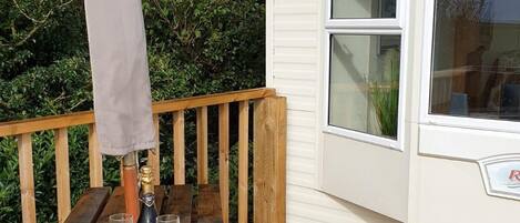 Ferienhütte | Balkon