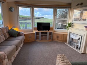 Fireplace - Captivating 2-bed Static Caravan in Holyhead (Holyhead)