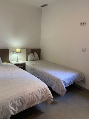 2 slaapkamers, een strijkplank/strijkijzer, gratis wifi, beddengoed