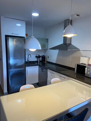 Fridge, microwave, stovetop, dishwasher - Ground floor Aqua Nature La Mata Costa Blanca (La Mata)