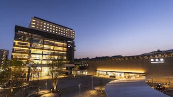 Front of property – evening/night