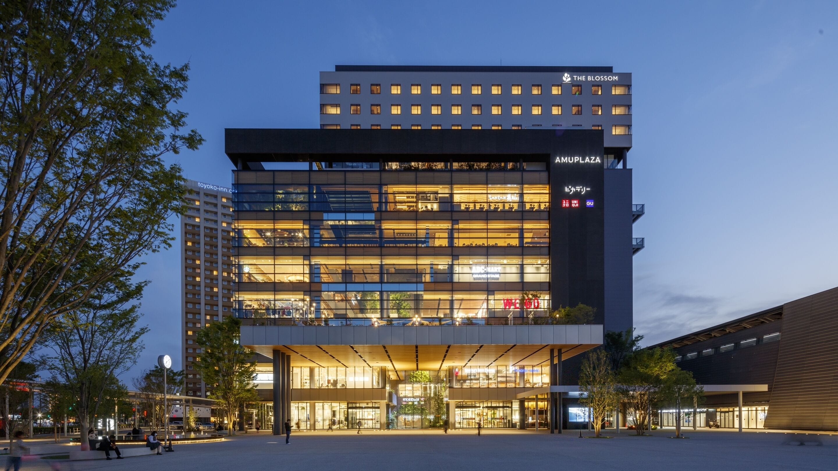 front of property – evening/night