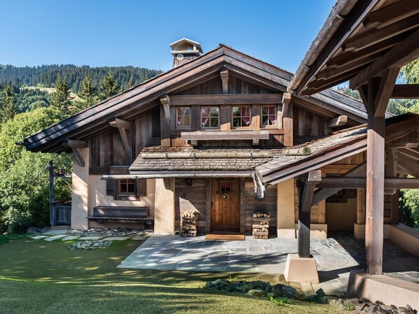 Exterior - Family chalet in Megève with pool and sauna for 12 people (Megève)