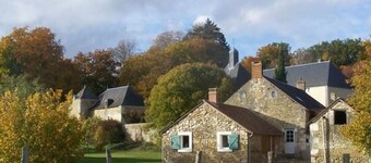 Family-Friendly Gîte with Large Terrace, Playground, and Trampoline in Countryside