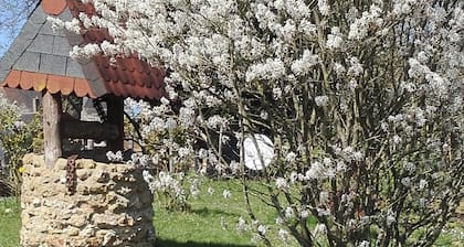 Maison en bois avec jardin, idéal randonnée, fibre haut débit, équipements bébé prÚs du Mans et Tours