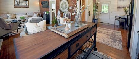 TV connectée, cheminée