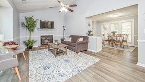 Unclassified image, 2 of 29, button - Cozy 2BR Quadraplex Minutes to Ft Bragg w/ Deck (Fayetteville)