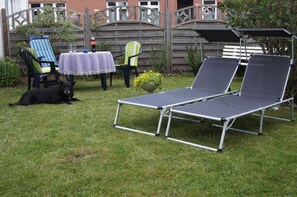 Outdoor dining - Ferienwohnung Prinzenstraße - Ferienwohnungen, Christel Möller (Kappeln)