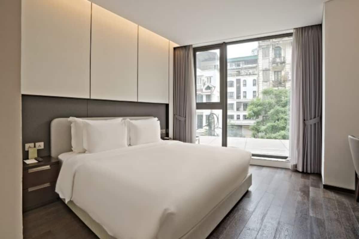 Roupas de cama premium, camas com colchões pillow-top