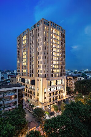 Framhlið gististaðar