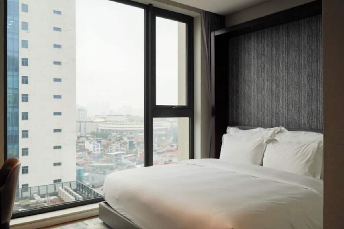 Roupas de cama premium, camas com colchões pillow-top