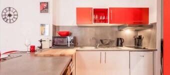 1 Bedroom Flat - Wifi, Air Conditionning / 1 to 5 People