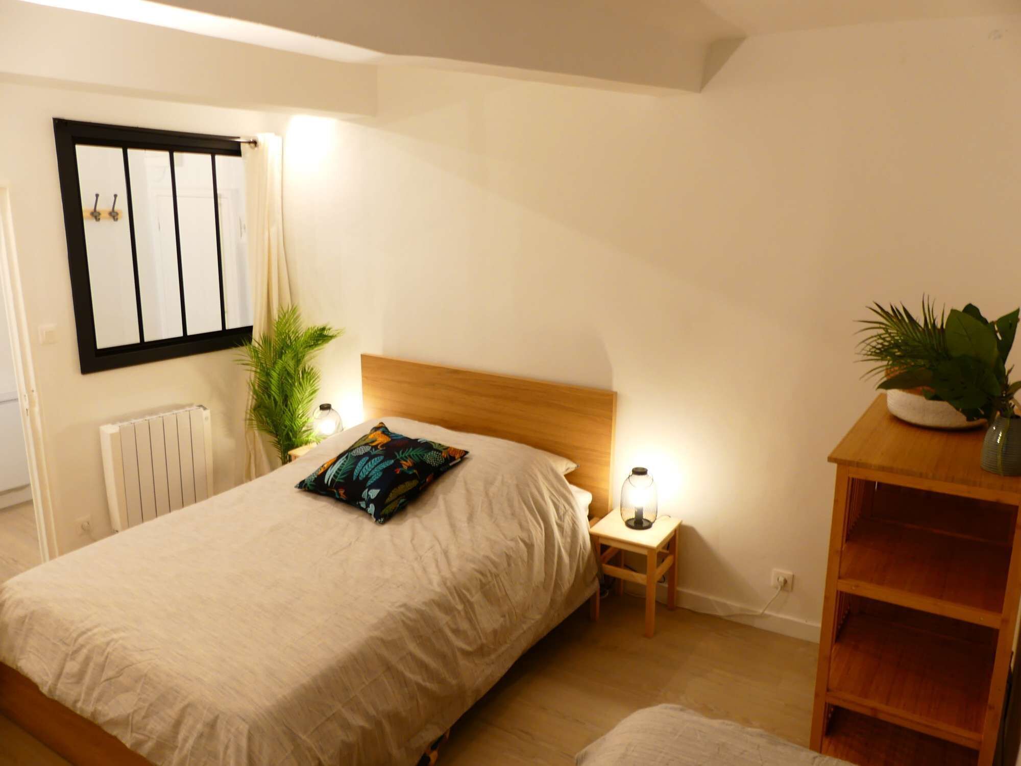 1 bedroom, iron/ironing board, travel crib, WiFi