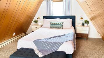 2 bedrooms, iron/ironing board, travel crib, free WiFi