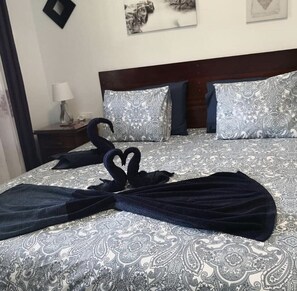 3 bedrooms, iron/ironing board, travel crib, WiFi