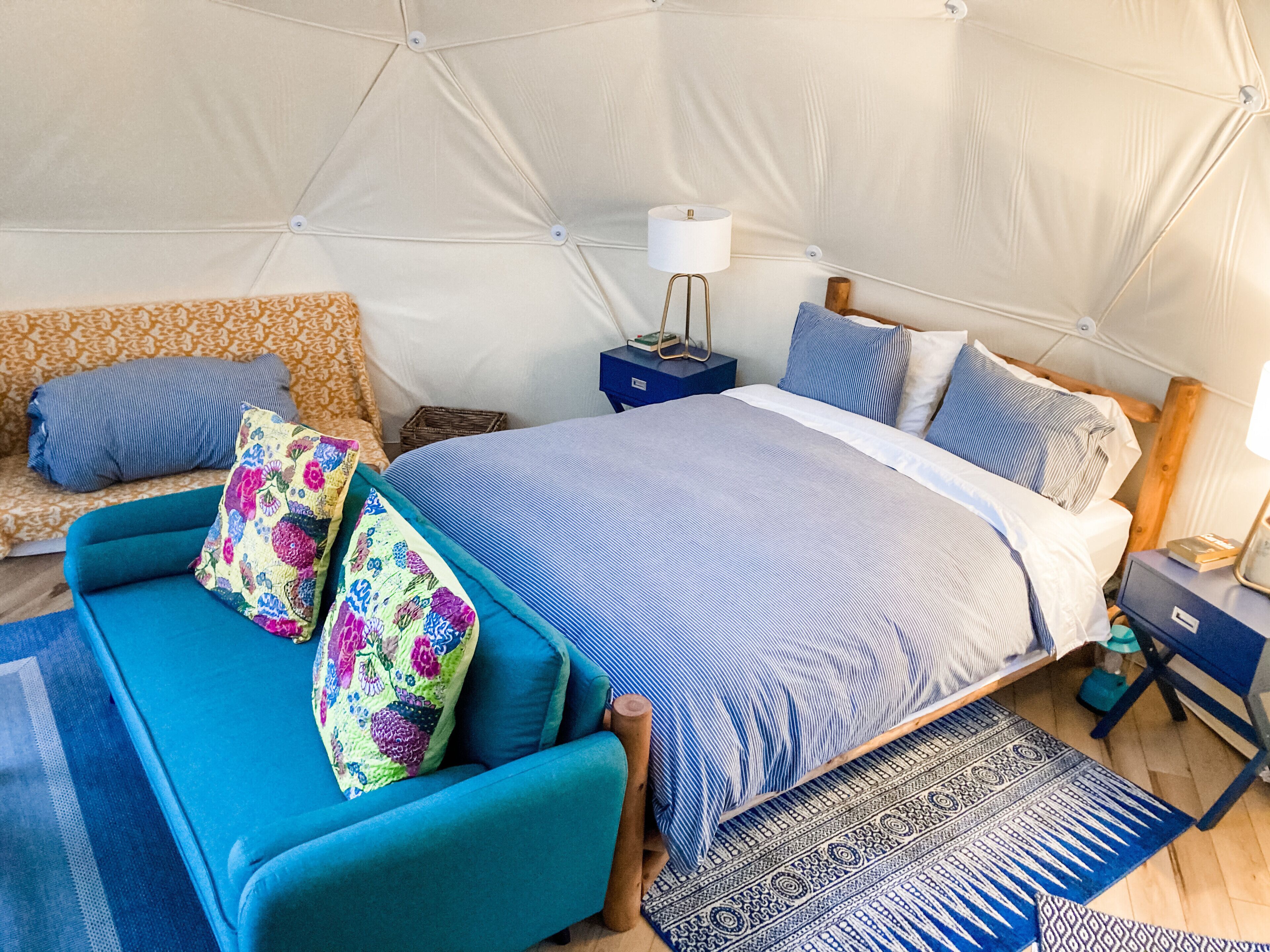 Cozy Geo-Dome with AC on Private Wilderness Reserve in the Gunks