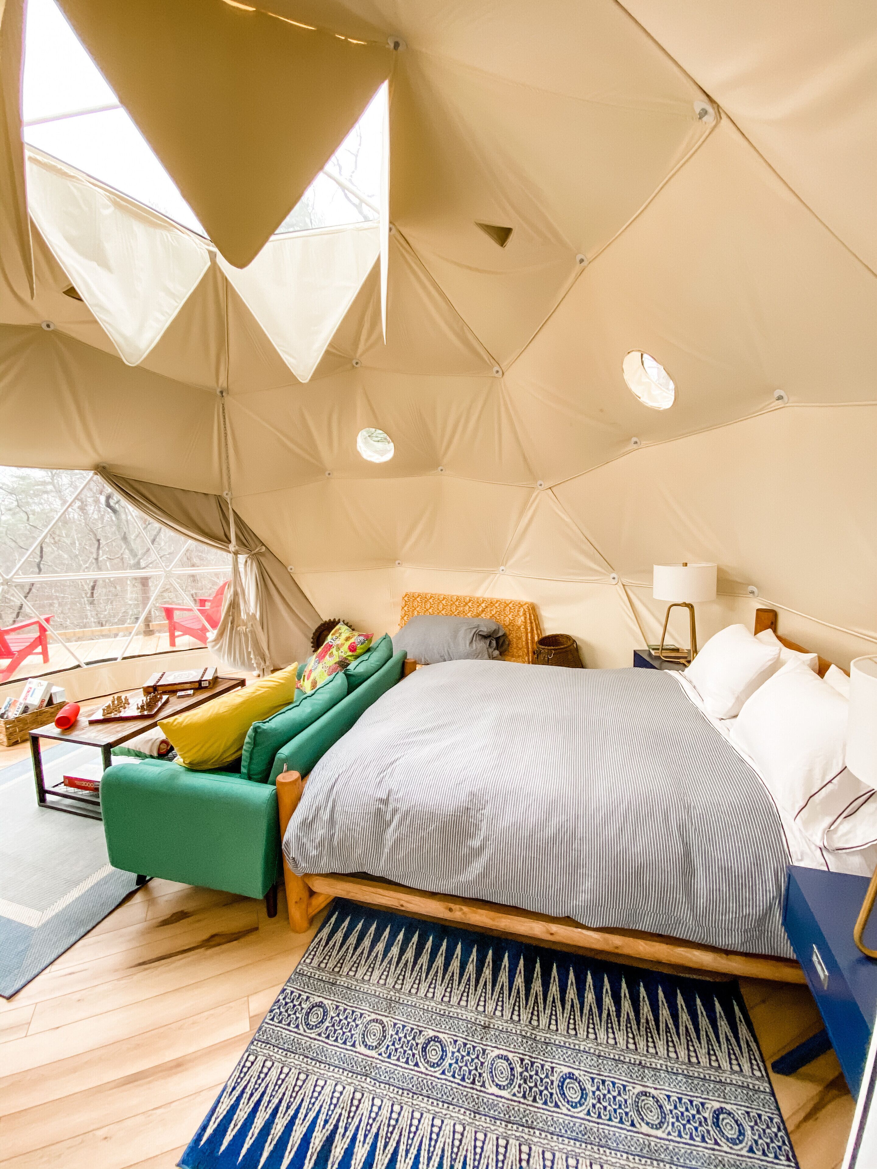 Cozy Geo-Dome with AC on Private Wilderness Reserve in the Gunks