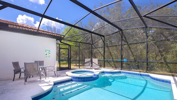 Outdoor pool - Newly Remodeled 1 story - 5 Bed 5 Bath with Pvt Pool Spa And Game Room (Kissimmee)