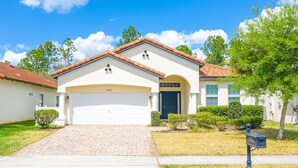 Exterior - Newly Remodeled 1 story - 5 Bed 5 Bath with Pvt Pool Spa And Game Room (Kissimmee)