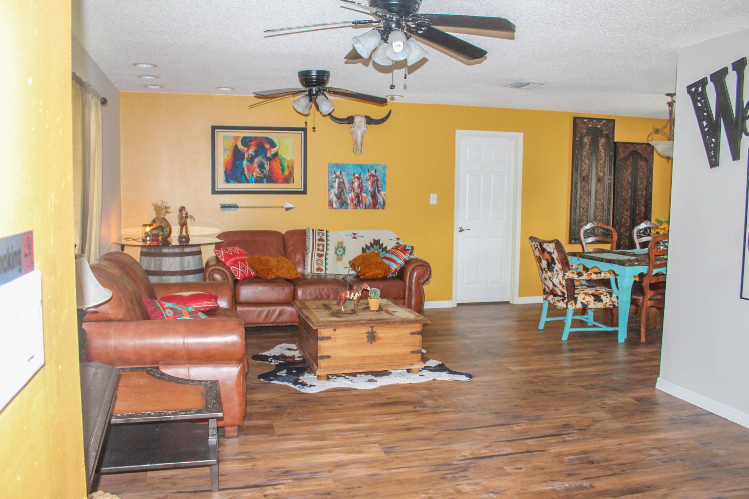 TV connectée, cheminée