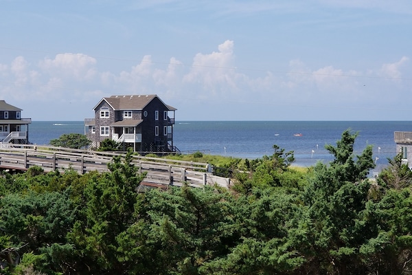 West view looking onto the sound