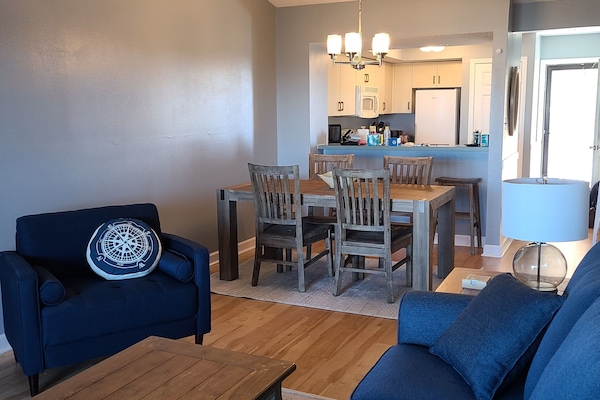 Living room and Dining Area.