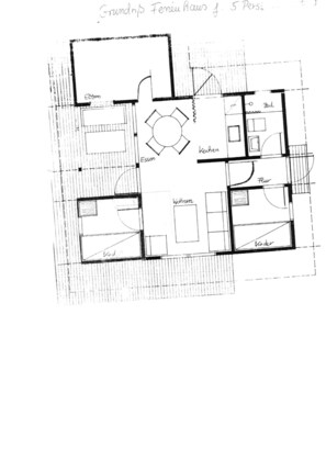 Floor plan - Pure relaxation right next to the forest and only 750m to the beach in our Retro Chalet No. 4 (Kellenhusen)