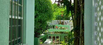 Tropical Blossom Apt. with washer, T.V, a/c,wi-fi