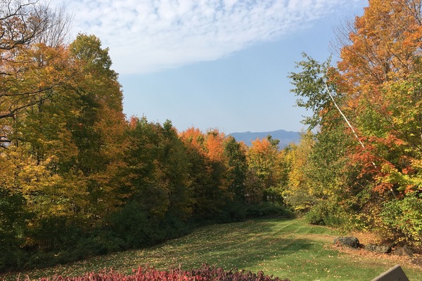 Blick von der Unterkunft