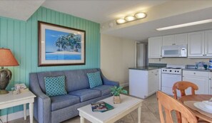 TV, DVD player, music library, stereo