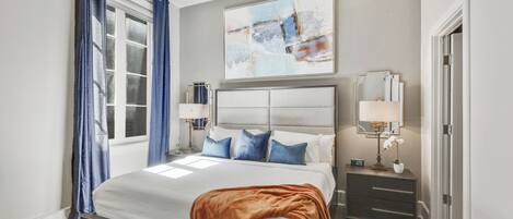 2 bedrooms, iron/ironing board, travel crib, WiFi