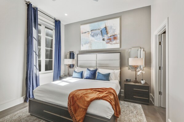 2 habitaciones, tabla de planchar con plancha, cuna de viaje y wifi 