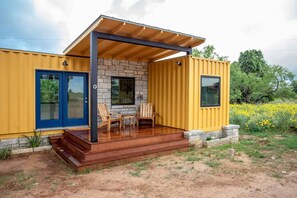 Exterior - Groovy!!! at Odonata Escape -- retro chic container room in the country (Fredericksburg)